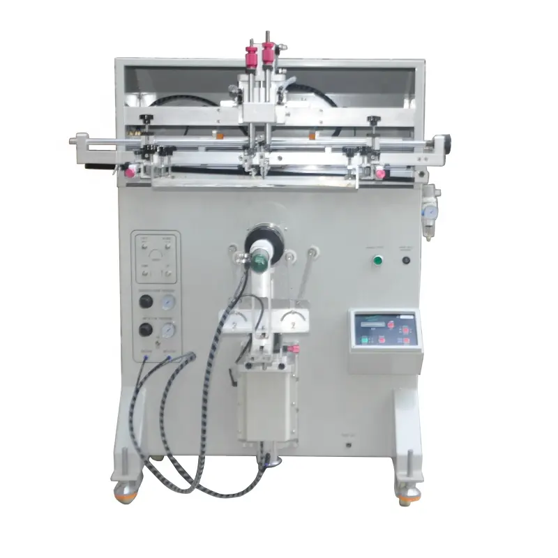 Высококачественная прочная пневматическая полуавтоматическая машина для трафаретной печати пластиковых стаканчиков
