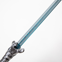 Réplica de la Espada Metálica Holy Moonlight de Ludwig de Bloodborne, Estilo Luna Oscura