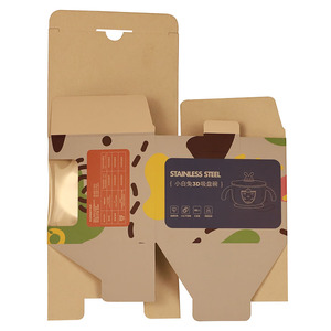 High Quality Foldable Empty Cube Craft Paper Gift Boxes Packaging with PET Display Window