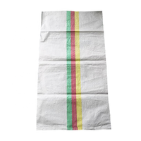 Vente en gros de sac d'emballage blanc 100kg 30kg 50kg 25 kg polypropylène laminé pp tissé riz farine de maïs riz soja grain sac