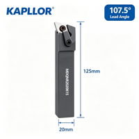 Porte-outil pour tour CNC, 107 degrés, carré, OEM MDQNR2020K15, outil de coupe de type M