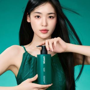 OFFON Shampooing Biotique Anti-Chute et Anti-Pelliculaire aux Algues, Formule Kelpbiome pour Cheveux Abîmés 500ml Fabriqué en Corée - Product Image 2