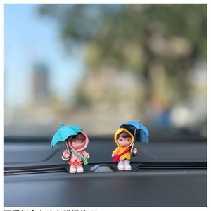 Parapluie mignon Couple voiture décoration intérieure figurines rétroviseur automatique ornements cadeaux <span class=keywords><strong>Mini</strong></span> accessoires - Product Image 4