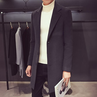 Manteaux d'hiver longs pour hommes grande taille, style hip-hop, coupe ample et élégante, confortables, manteaux trench-coat