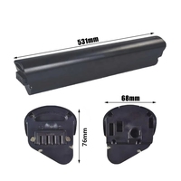 Batterie amovible et verrouillable pour vélo électrique à tube dissimulé longue portée, Lithium-ion 24Ah 48V 1000W, avec BMS écologique et kit d'accessoires complet