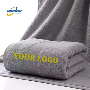 Exercise And Fitness Hotel Spa Barber Salon Towels Bath Sets Cotton Custom Logo Beauty Hair