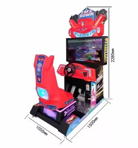 Simulador de Carreras Doméstico Popular Usado con Pantalla LCD de 22 Pulgadas HD, 1 Año de Garantía, para Entretenimiento y Juegos (Bill 6 2024 Outrun) - Product Image 2