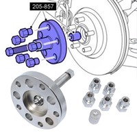 Outil de démontage de demi-arbre, extracteur de moyeu, extracteur d'essieu de roue, outil de changement de pneu, adapté à Land Rover Freelander Range Rover Evoque