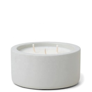 Velas Aromáticas <span class=keywords><strong>de</strong></span> Lujo en Frascos <span class=keywords><strong>de</strong></span> Cerámica, Hechas a Mano con Cera <span class=keywords><strong>de</strong></span> Soya Orgánica <span class=keywords><strong>de</strong></span> 13 oz, con 3 Mechas, No Tóxicas, para Días Festivos, Marca Privada - Product Image 3