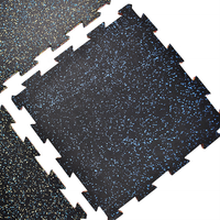 Werkseitig verschleiß feste 50*50cm EPDM-Gummi-Verriegelung matten Gym-Gummi bodenfliesen für das Recycling von Autoreifen