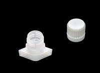 Bouchon à vis en plastique de qualité alimentaire anti-fuite de 13 mm, portable et durable, avec bec verseur pour emballages de boissons et sachets à bec verseur