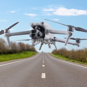 Nouveautés pour DJI Air <span class=keywords><strong>3</strong></span> Protection renforcée du corps du train d'atterrissage Béquille d'extension pliante anti-chute et anti-collision (gris) - Product Image 2