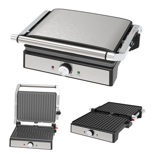 Aifa-Gril électrique sans fumée <span class=keywords><strong>XXL</strong></span> à 4 tranches pour intérieur, presse à <span class=keywords><strong>panini</strong></span>, machine à sandwich, gril à contact numérique en acier inoxydable - Product Image 3