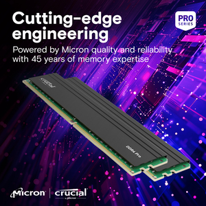 Kit Pro de 32 GB (16 GB x 2) DDR4 3200 UDIMM, Memoria de Escritorio, Tiempo de Respuesta 22, 288 Pines, 1.2 V, 16 GB, 32 GB, 3200 MHz, ECC, RAM para Juegos, Portátil, DDR5 - Product Image 6