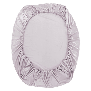 100% Cotton Plain <strong>White</strong> Hotel Elastic <strong>Fitted</strong> <strong>Sheet</strong> - Product Image 1