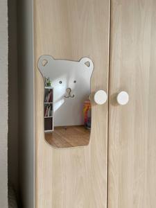 Espejo <span class=keywords><strong>en</strong></span> forma de oso Acrílico Stick on Mirror Shatter Free Safe <span class=keywords><strong>para</strong></span> niños y mascotas - Product Image 2