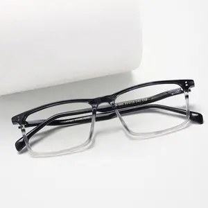 Hengtai Rechthoek Premium Acetaat Frames Gestroomlijnd Ontwerp Duurzaam Materiaal Perfect Comfortabele Zeer Veelzijdige Brillen