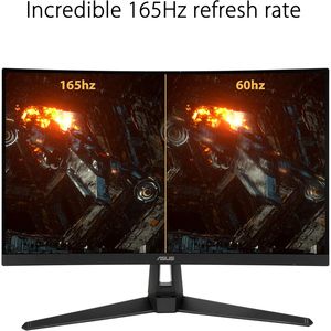 Moniteur incurvé Asus Tuf Gaming Vg27Vh1B 27 pouces 1080P Full HD 165Hz 1ms temps de réponse écran mat pour le jeu - Product Image 4