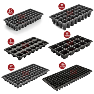 Bandeja de Cultivo PS al por Mayor, Diseño Estándar de 15/20/72 Orificios para una Germinación y Trasplante Eficientes de Semillas - Product Image 4