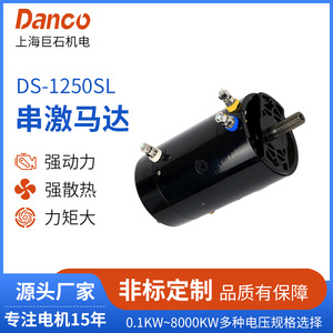 Motor de cabrestante de alta potencia serie DS 1250SL, motor de CC de imán permanente de 12V, montaje de brida de 130mm, 1500 RPM - Product Image 5