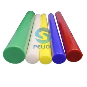 High Density Natural Polyethylene HDPE Plastic Round Rod