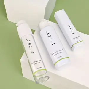 Beste koreanische benutzer definierte LOGO Aloe Vera Holzkohle Hautpflege Set Öl kontrolle Feuchtigkeit spendende Isolation Tone Up Creme