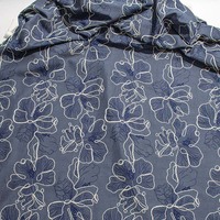 Nouvelle Robe Florale Jacquard Broderie Artistique Vintage Femme 1237PS Tissu Lin Coton Microfibre Stratifié HDPE Anti-Boulochage