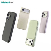 Coque de téléphone en silicone liquide solide avec emballage de vente au détail Couverture de téléphone antichoc pour Apple iPhone 17 Pro Max Support Logo personnalisé