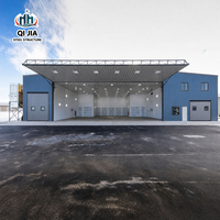 Hangar préfabriqué en structure métallique à grande portée pour le stationnement et le stockage d'avions Airbus A320