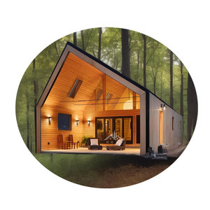 Casa de Verano Moderna de Madera, Madera Tratada a Presión, Refugio al Aire Libre para Acampar - Product Image 1
