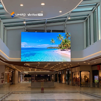 Pantalla LED COB para Interiores UHLED P1.86, Panel de Video Wall LED UHD, 7680Hz de Alta Frecuencia de Actualización, Certificación ETL, para Centros Comerciales