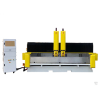 Supercnc Marmor Granit Porzellan Grabstein 3D Doppelkopf-Fräsmaschine CNC-Graviermaschine für Stein