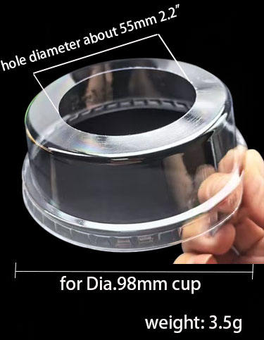 รูปทรงใส 2 รูใน 55 มม.