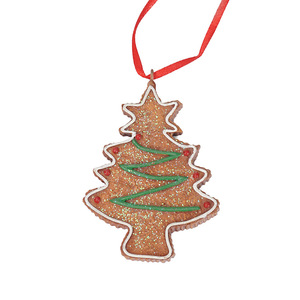 Adornos de árbol de <span class=keywords><strong>Navidad</strong></span> al por mayor, bonitos adornos colgantes de <span class=keywords><strong>Navidad</strong></span> artesanales de resina de pan de jengibre - Product Image 5