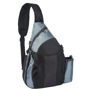 2023 Hot Selling Disc Golf Backpack Holds 12+ Discs Padded Strap Disc Golf Sling Bag Lightweight Custom Golf Crossbody Bags