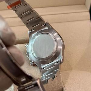 Montre mécanique de plongée chronographe de luxe pour homme BT VS QF, boîtier en métal, cadran à aiguilles, cristal saphir bleu glacé, mouvement 4131/4130 - Product Image 5