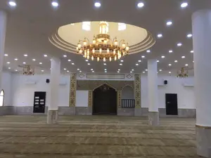 Nhà Thờ Hồi Giáo Đèn Chùm Ả Rập Chiếu Sáng Cho Dự Án Masjid Màu Vàng Đèn Nhiều Kích Thước Ánh Sáng