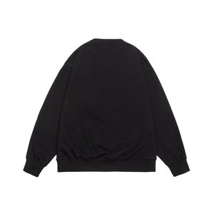 男式图案印花棉质圆领 T 恤运动衫长袖休闲大码宽松版型落肩 6XL 7XL - Product Image 5