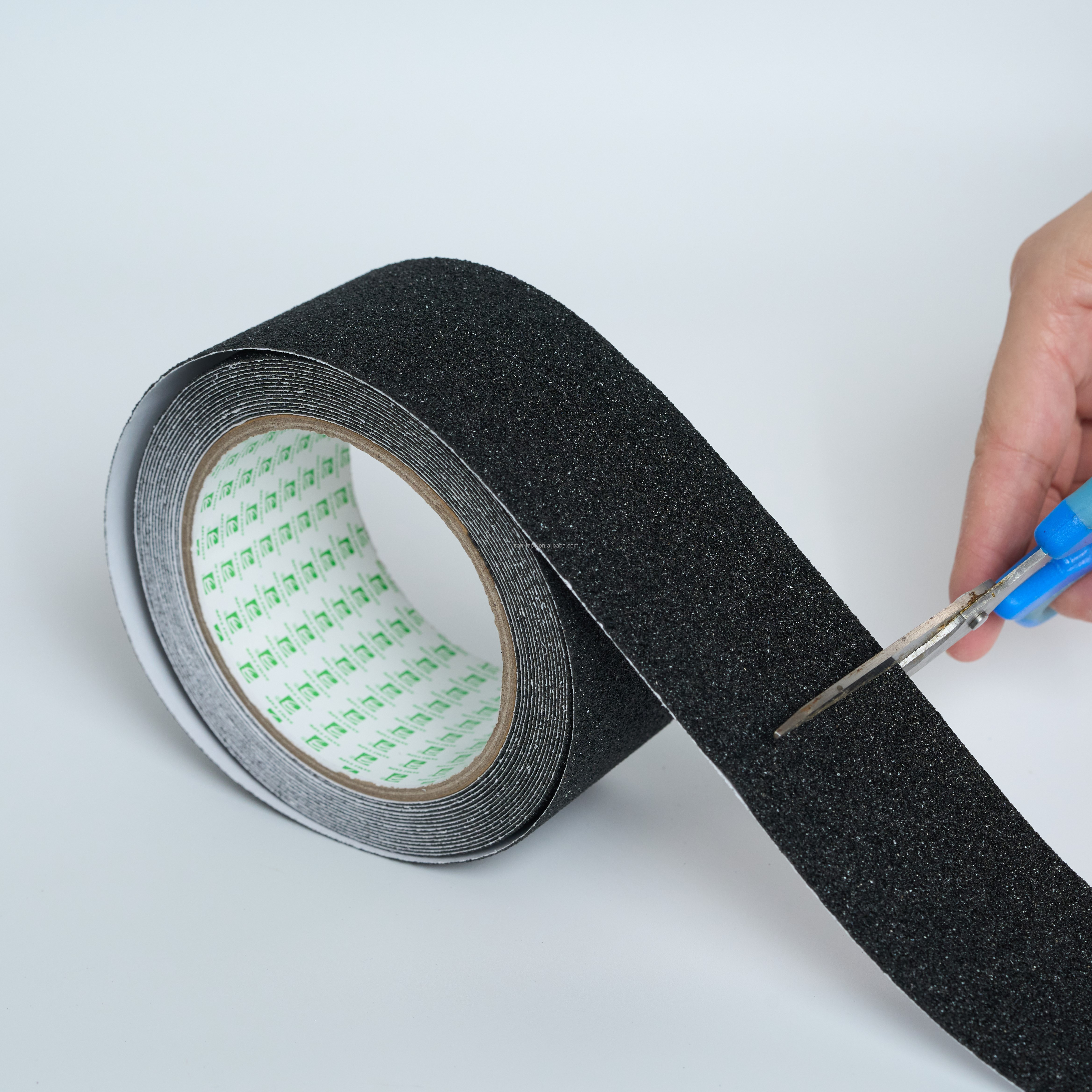 Single Sided Self-Adhesive Black PVC Anti-Slip Tape for Outdoor Application and Industrial Application