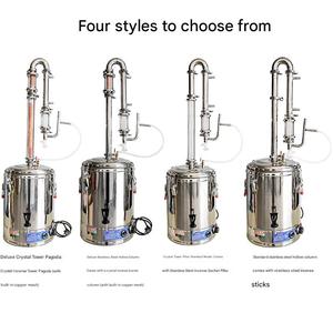 อุปกรณ์กลั่นน้ำมัน<span class=keywords><strong>หอ</strong></span>มระเหย 40 ลิตร แบบสามคอ ทำจากแก้วบอโรซิลิเกต สำหรับใช้ในห้องปฏิบัติการ <span class=keywords><strong>กลั่น</strong></span>น้ำมันหอมระเหยและไฮโดรซอล - Product Image 2