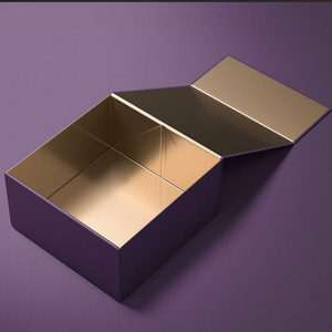 Miễn Phí Thiết Kế Bán Buôn Quà Tặng Sang Trọng Bao Bì Hộp Tùy Chỉnh Kích Thước Có Thể Gập Lại Hộp Giấy Với Từ Nắp Hộp Nam Châm - Product Image 2