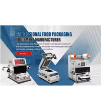 Machine de scellage automatique pneumatique plus grande 4-2-1 plateau en option pour l'industrie alimentaire Restaurant Fast Food vente chaude économie d'énergie