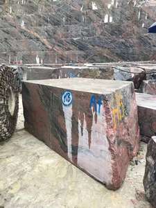 Granito rojo multicolor más barato, losa pulida de granito de Río áspero para pavimentación al aire libre, granito indio juparana Rosa Aurora - Product Image 4