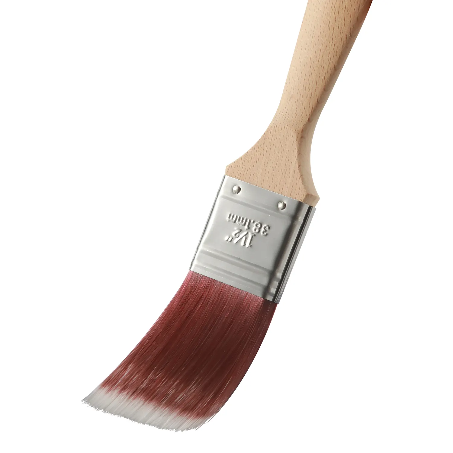 MSN synthetic filament paint brush 3 inch thick wood paint brush handle