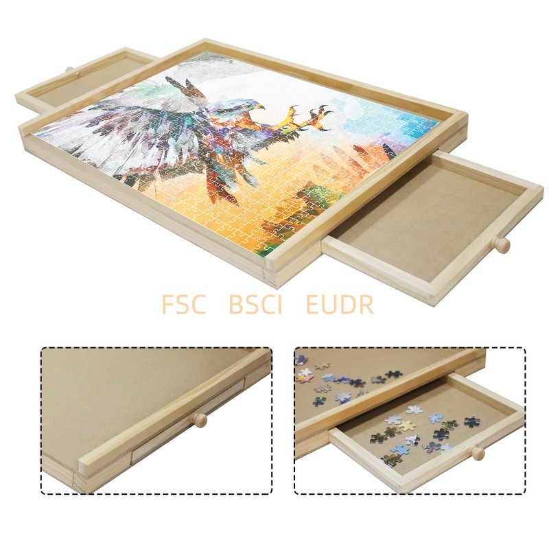 Puzzle Board Jigsaw Puzzle Table Wooden