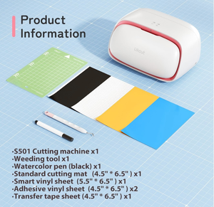 Máquina de Corte de Vinilo Likcut S501 DIY, <span class=keywords><strong>Mini</strong></span> Máquina de Corte A5, Máquina de Corte Mejorada Glee S501 para Manualidades - Product Image 6