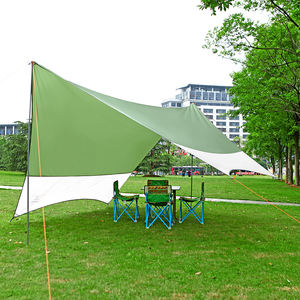 Tente de camping, bâche d'abri, 4,4 m x 4,4 m |   Bâche de pluie imperméable en nylon léger |   Hamac de randonnée monocouche d'été - Product Image 4