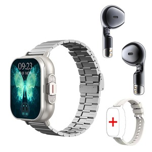 Reloj <span class=keywords><strong>Inteligente</strong></span> D8 <span class=keywords><strong>con</strong></span> Auriculares <span class=keywords><strong>Bluetooth</strong></span> 2 en 1, Auriculares TWS, Monitor de Ritmo Cardíaco, <span class=keywords><strong>Pulsera</strong></span> Deportiva, Música, Salud, para Hombres y Mujeres - Product Image 4