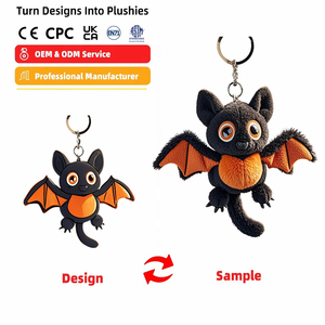 Peluches personnalisées pour Halloween, animaux en peluche sur mesure, porte-clés en peluche personnalisés - Product Image 4