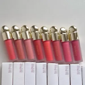 Rubor Líquido Mate Aterciopelado de Larga Duración 7.5ml, Tinte Natural para Mejillas, Crema de Rubor, Maquillaje con Pigmento Naranja Melocotón - Product Image 6